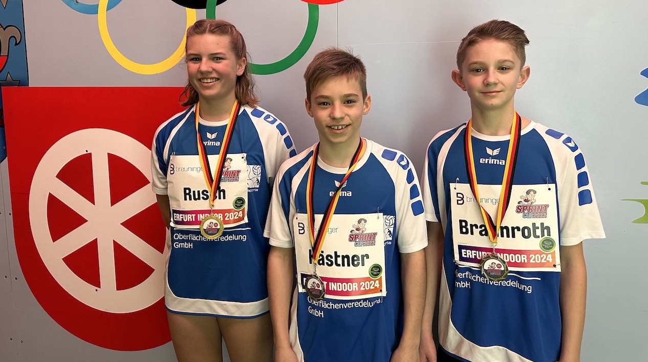 Auf die Plätze – Fertig – Los! vBG-Leichtathleten glänzen beim „Erfurt-Indoor“