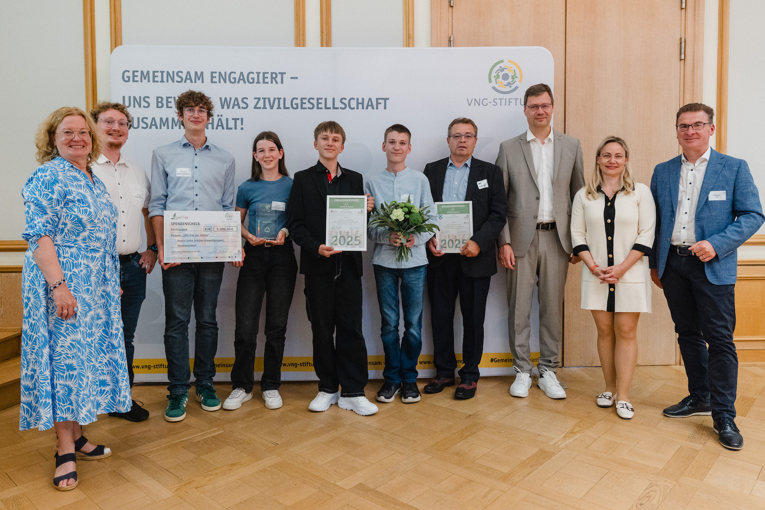 Enviros gewinnen Engagementpreis der VNG-Stiftung
