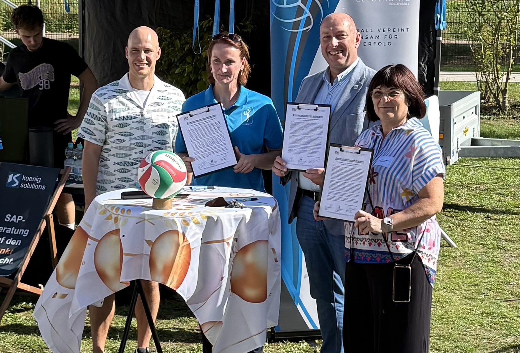 Volleyball verbindet — Kooperation des von-Bülow-Gymnasiums mit der SG Erfurt Electronic e.V.