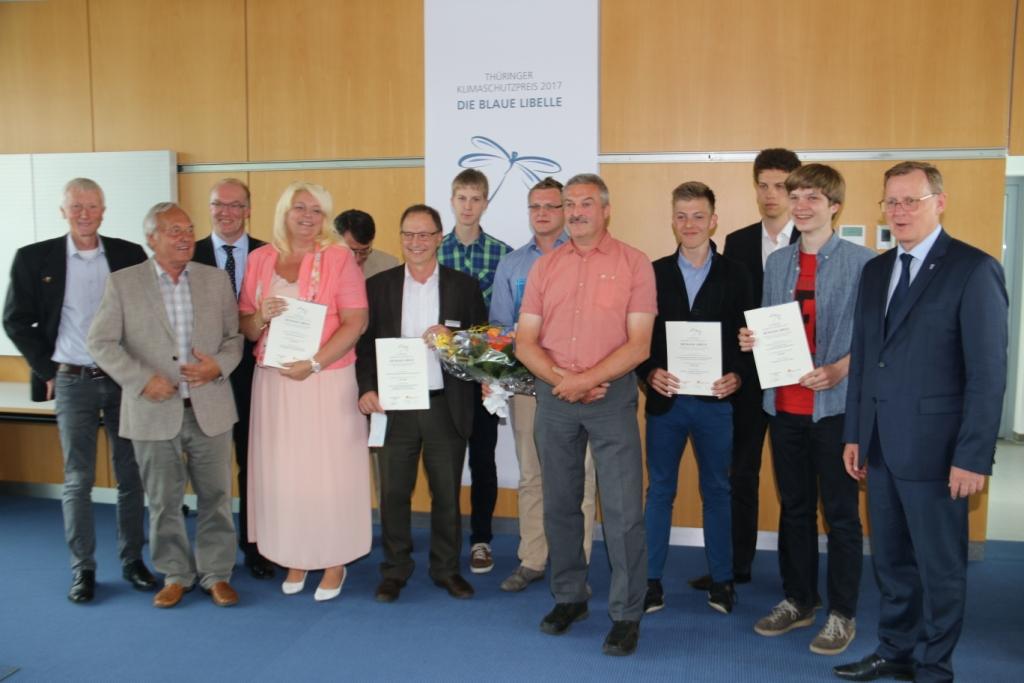 von-Bülow-Gymnasium erneut erfolgreich vertreten beim Thüringer Klimaschutzpreis „Blaue Libelle“